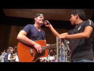 Thanks to my new friend in queretaro who helped me during soundcheck