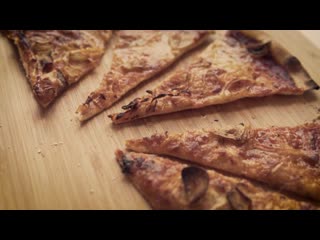Homemade pizza slices