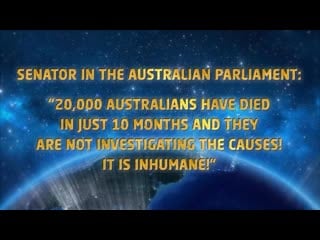 Australia 20,000 excess deaths, in just 10 months, and they refuse to investigate causes!