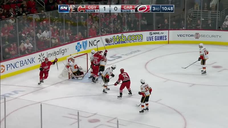 Gotta see it andrei svechnikov scores lacrosse style goal to stun david rittich