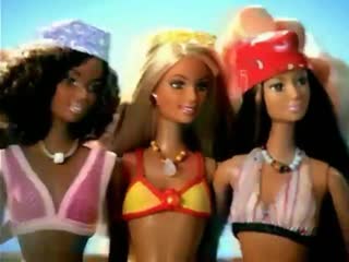 2004 barbie cali girl beach mattel commercial