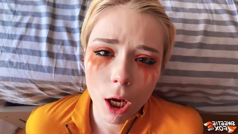 Ей грубо трахнули рот sweetie fox blonde deep blowjob and riding on cock in yellow dress and torn pantyhose сосёт заглот соска