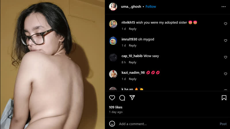 Uma ghosh wholesome collection 💗💖 follow ➡️ telegram @freestripchat for updates