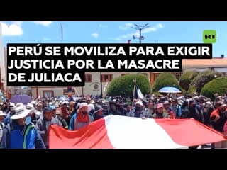 Un año de impunidad perú se moviliza para exigir justicia por la masacre de juliaca