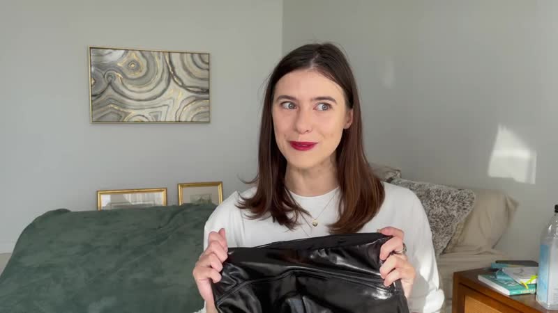 Скрипучие леггинсы лаковые кожаные pvc leggings