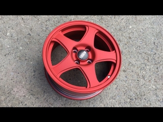 Candy red mat