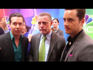 Chicago p d jon seda, jason beghe & jesse lee soffer 2015 upfronts interviews