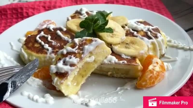 Сырники с бананом