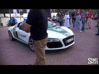 Dubai police supercars brabus b63s, aventador, sls, roush, bentley, r8