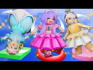 [кошка лана] становимся принцессами в обби! roblox princess dress up obby (1080p)