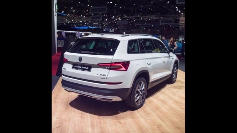 Škoda kodiaq scout на автосалоне в женеве