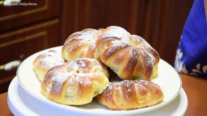 Пушистые булочки на кефире ✧ с повидлом