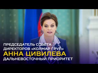 Интервью с председателем совета директоров компании «колмар груп» анной цивилевой