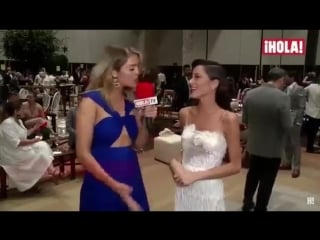 Tini stoessel interview with hola at the premios platino 2018 in mexico