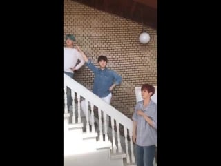 [show][170306] b1a4 (8) @ 'woman donga' live broadcast