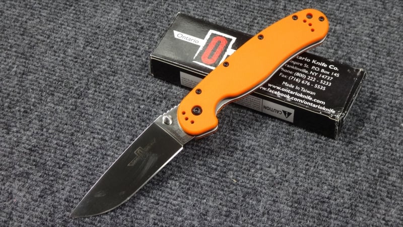 Обзор складного ножа ontario rat 1