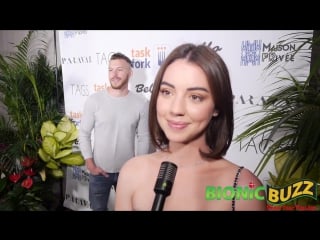 Adelaide kanes interview at bello magazine brasil launch party