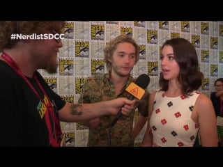 Megan follows, adelaide kane and toby regbo at sdcc 2014