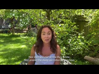 Sonnet 98 with samantha spiro speares globe