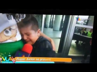 Little boy crying because of suju @ ss7inmexico