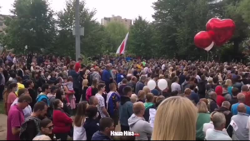 Маргонцы вельмі цёпла вітаюць святлану ціханоўскую