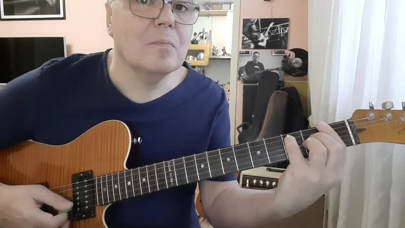 Из рубрики "гитарные разминки" арпеджио септаккордов с добавлением 9 й ст , движущиеся по гармонии "fly me to the moon"