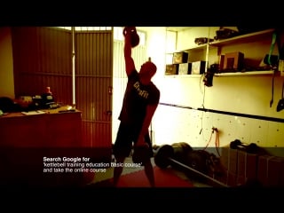 Caveman kettlebell bison workout double kettlebells