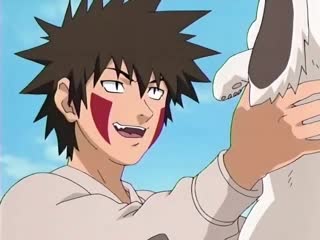 Inuzuka kiba and akamaru (犬塚キバと赤丸)