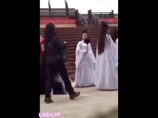 Liu shishi bts filming 醉玲珑(lost love in times) 2