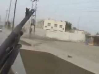 Ирак периода оккупации неудачный подрыв конвоя коалиции