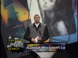 Pop rock female alanis morissette ama 1997