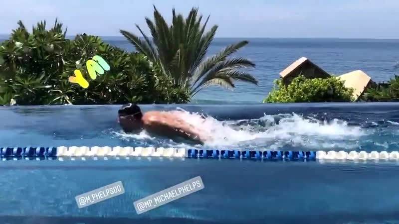 Micheal phelps practicing butterfly and some drills 2019 swimming news