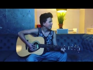 Jacob sartorius playing between shoots