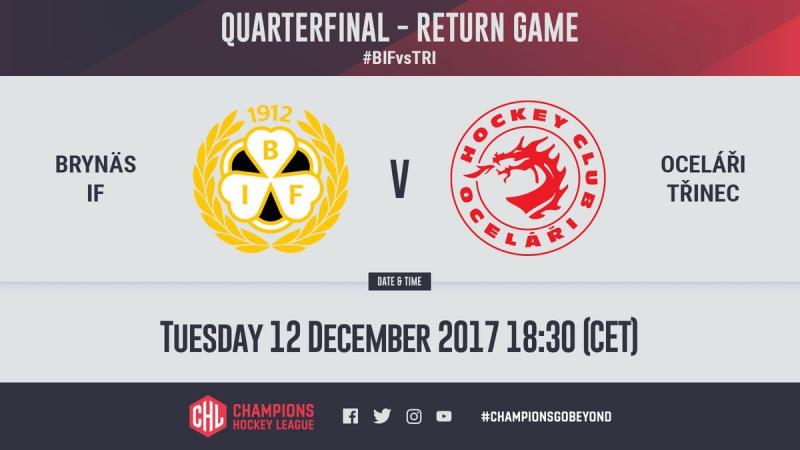 Highlights brynäs if vs oceláři třinec