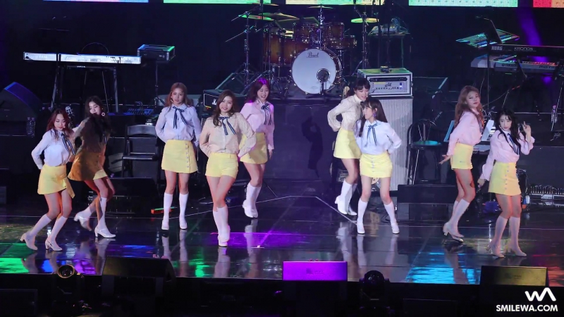 170422 구구단 (gugudan) rainbow 직캠 @태양 콘서트 4k fancam by wa