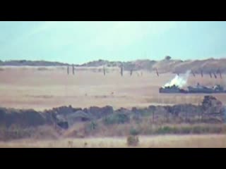 Video additional footage showing strikes on large groups of azerbaijani armoured vehicles