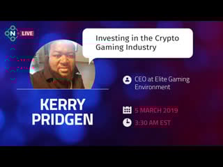 Investing in the crypto gaming industry kerry pridgen live