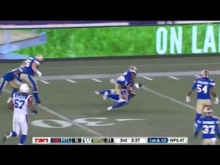 Johnny manziel highlights from his 3rd cfl start