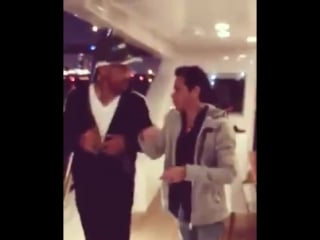 Marc antony dando lecciones de baile a will smith