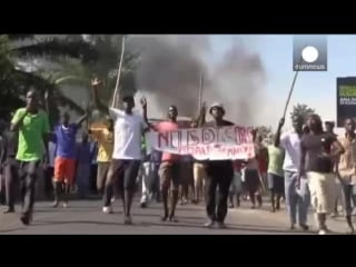 Burundi police fire live rounds to disperse anti president protesters