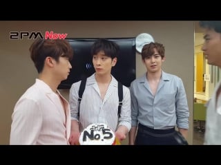 [видео] 150618 wooyoung, chansung, nichkhun & taecyeon @ "2pm now" (backstage of mcd)