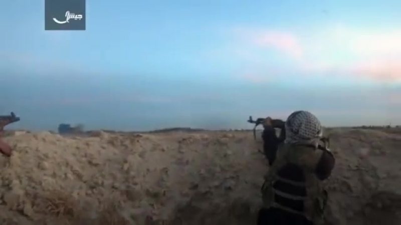 Боевики группирои "джейш аль ислам" в боях за окрестности города рейхан в восточной гуте