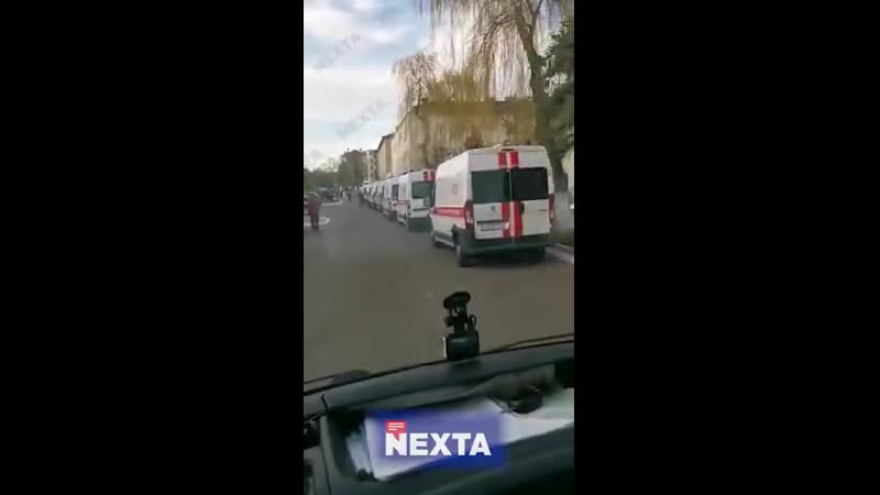 Минск очередь из скорых с клиетоми с корона вирусом