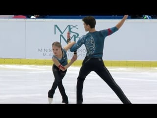 Kostiukovich polina / ialin dmitrii (rus) | pairs short program | ostrava 2018