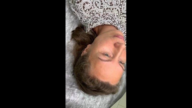 Заживший пм бровей и глаз после 1 го сеанса