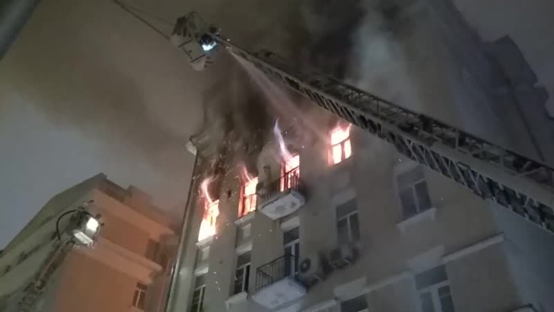 Пожар в москве арбат