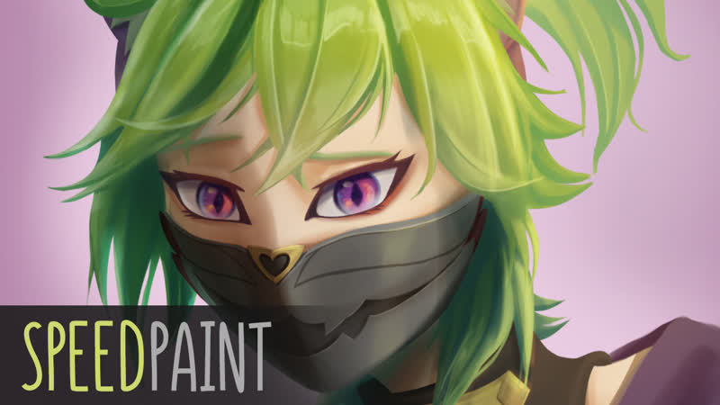 Куки синобу | genshin impact [спидпейнт]