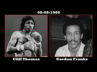 Cliff thomas vs gordon franks [08 08 1980]