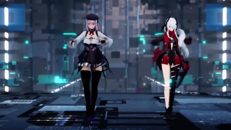 活动作品【战双mmd】深红与溢彩，于电音中共舞【露西亚深红之渊&amp;&amp;#33406;拉溢彩】