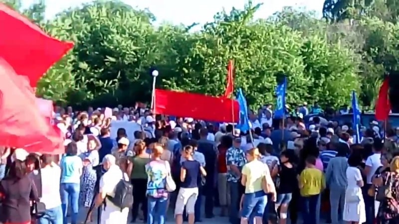 Митинг кпрф 17 07 2018 набережная им петрова
